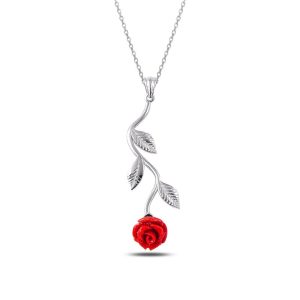 N88265-Rose-Necklace-925-Silver