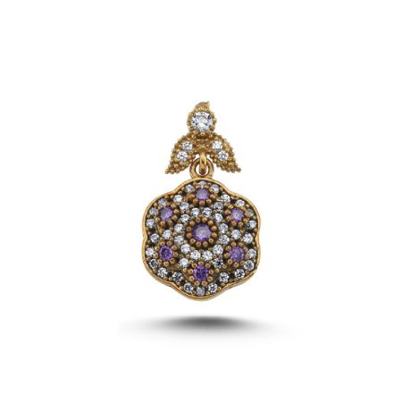 P102064-CZ-Ottoman-Style-Pendant-Metal-parts-are-925-silver-and-bronze-Cubic-Zirconia