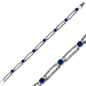 925-silver-natural-marcasite-cz-bracelet-navy-blue-high-quality-silver-jewelry-in-uae-dubai