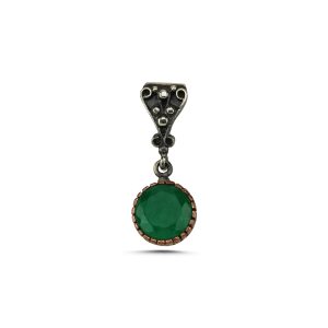 925-silver-and-bronze-ottoman-style-pendant-with-cz-high-quality-jewelry-in-uae-dubai
