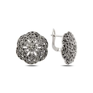 925-silver-flower-natural-marcasite-latch-back-earrings-high-quality-jewelry-in-uae-dubai