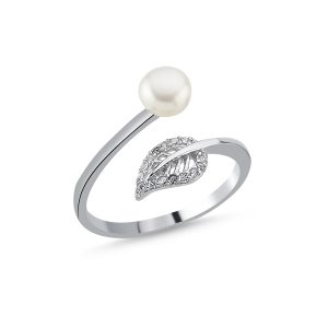 925-silver-leaf-pearl-cz-adjustable-ring-high-quality-jewelry-in-uae-dubai