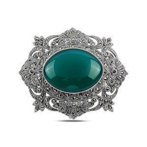 925-silver-natural-green-agate-marcasite-brooch-pendant-high-quality-jewelry-in-uae-dubai