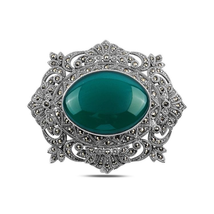 925-silver-natural-green-agate-marcasite-brooch-pendant-high-quality-jewelry-in-uae-dubai